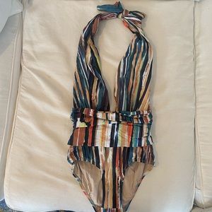 Women’s halter backless swimsuit size s